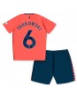 Otroški Nogometna dresi replika Everton James Tarkowski #6 Gostujoči 2023-24 Kratek rokav (+ hlače)